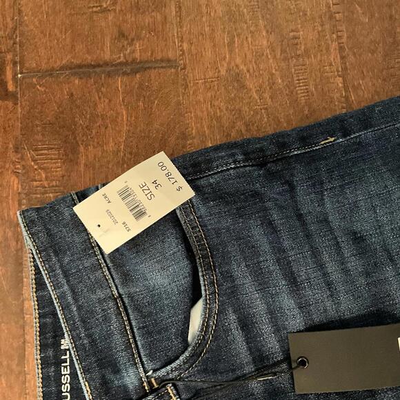 Russell Denim DL1961 Dark Wash Jeans 34x34 NWT - Picture 5 of 5